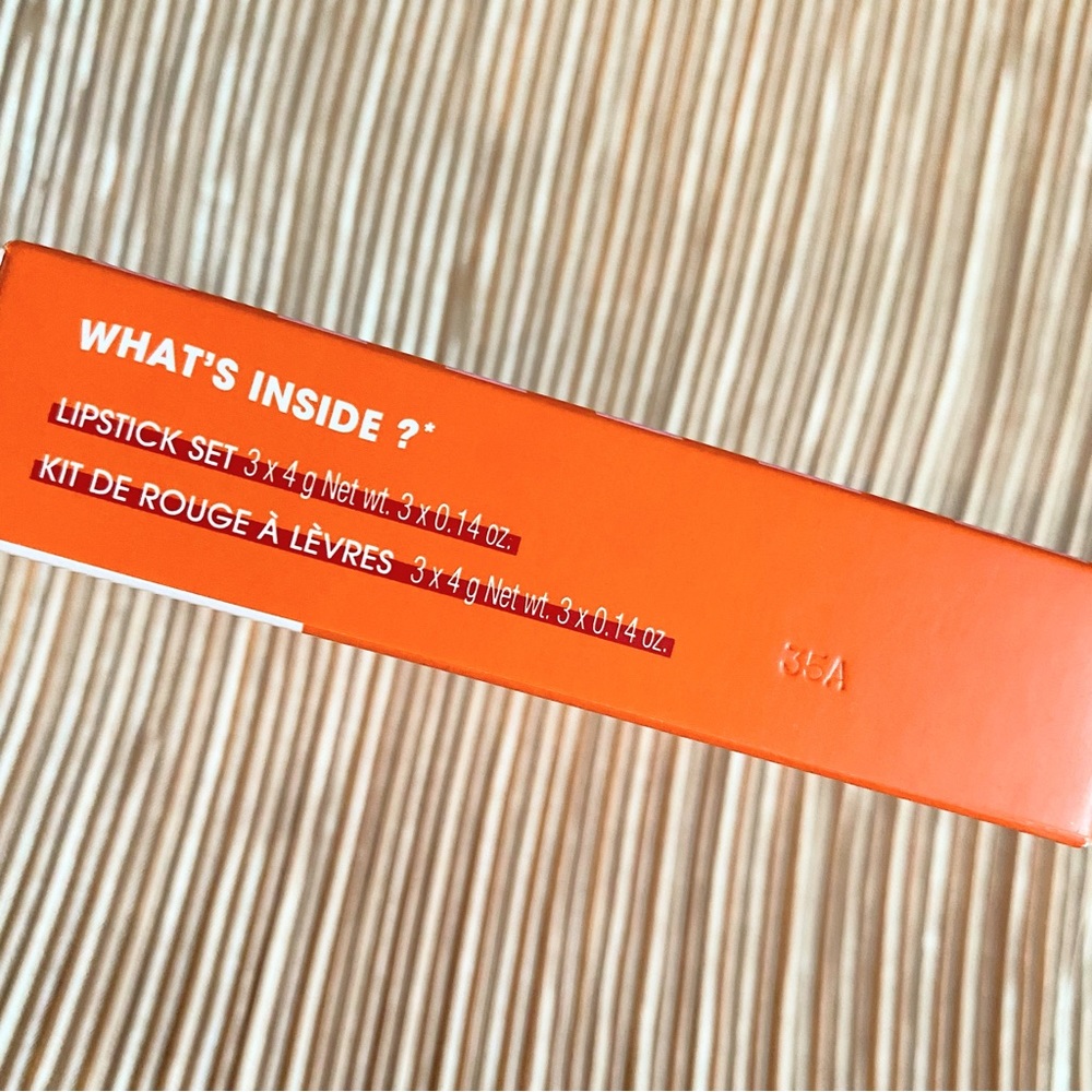 Sephora Lipstories Lipstick Set Gingerbread Deer Holiday 107 108 106 Full Size - Picture 3 of 3